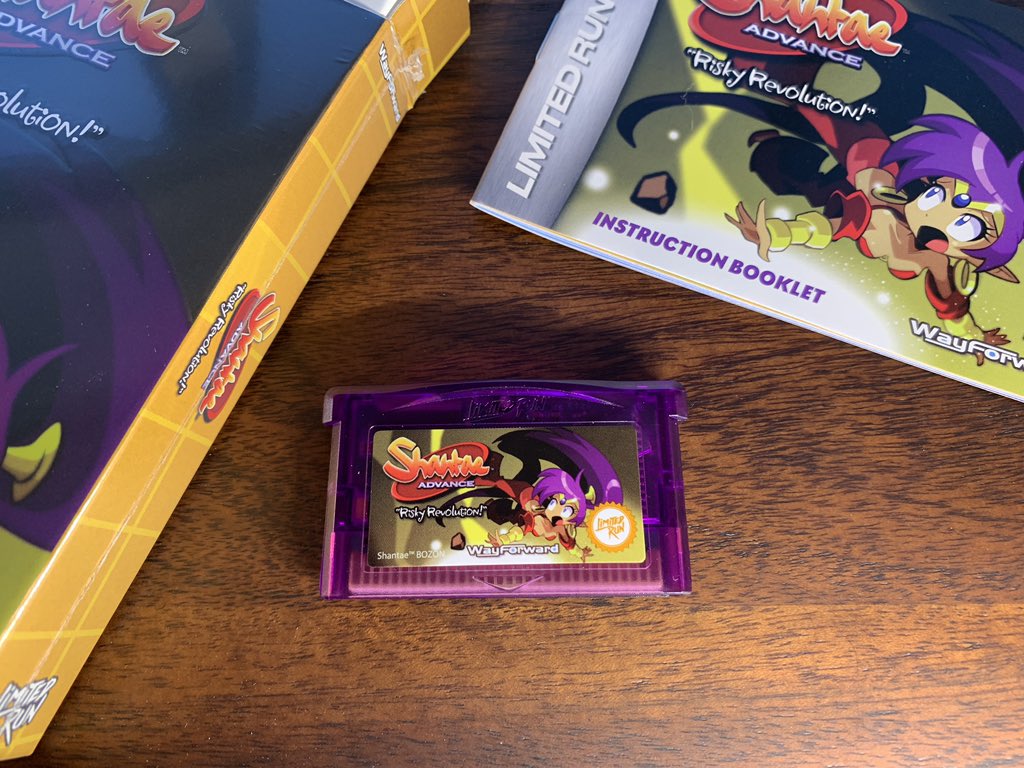 Matt Bozon (@mrbozon) on Twitter photo Shantae Advance: Risky Revolution carts are starting to arrive! Share a photo ๐คฉ and use the #Shantae hashtag so we can find it! Weโre so excited to finally get this game into your hands!! Thank you! <a href="/Erinbozon/">Erin Bozon</a> <a href="/WayForward/">WayForward</a> <a href="/LimitedRunGames/">Limited Run Games</a> !! ๐ฅ๐งโโ๏ธ๐๐โค๏ธ Shantae Advance: Risky Revolution carts are starting to arrive! Share a photo ๐คฉ and use the #Shantae hashtag so we can find it! Weโre so excited to finally get this game into your hands!! Thank you! <a href="/Erinbozon/">Erin Bozon</a> <a href="/WayForward/">WayForward</a> <a href="/LimitedRunGames/">Limited Run Games</a> !! ๐ฅ๐งโโ๏ธ๐๐โค๏ธ