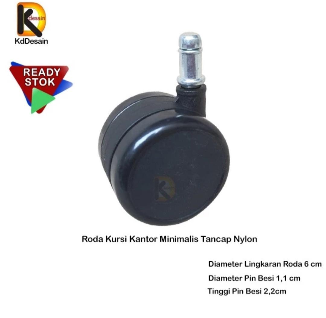 kddesain's tweet image. Roda Kursi Kantor Tancap Minimalis NM60R-4 mempunyai warna Hitam.  Kirim Seluruh Indonesia  Note
 #KomponenKursi #KomponenKursiKantor #SparepartKursi #SparepartKursiKantor