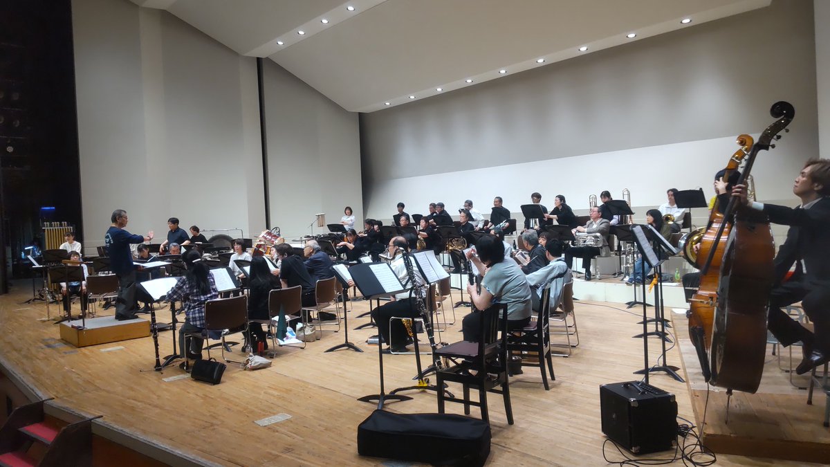 リハーサル中です