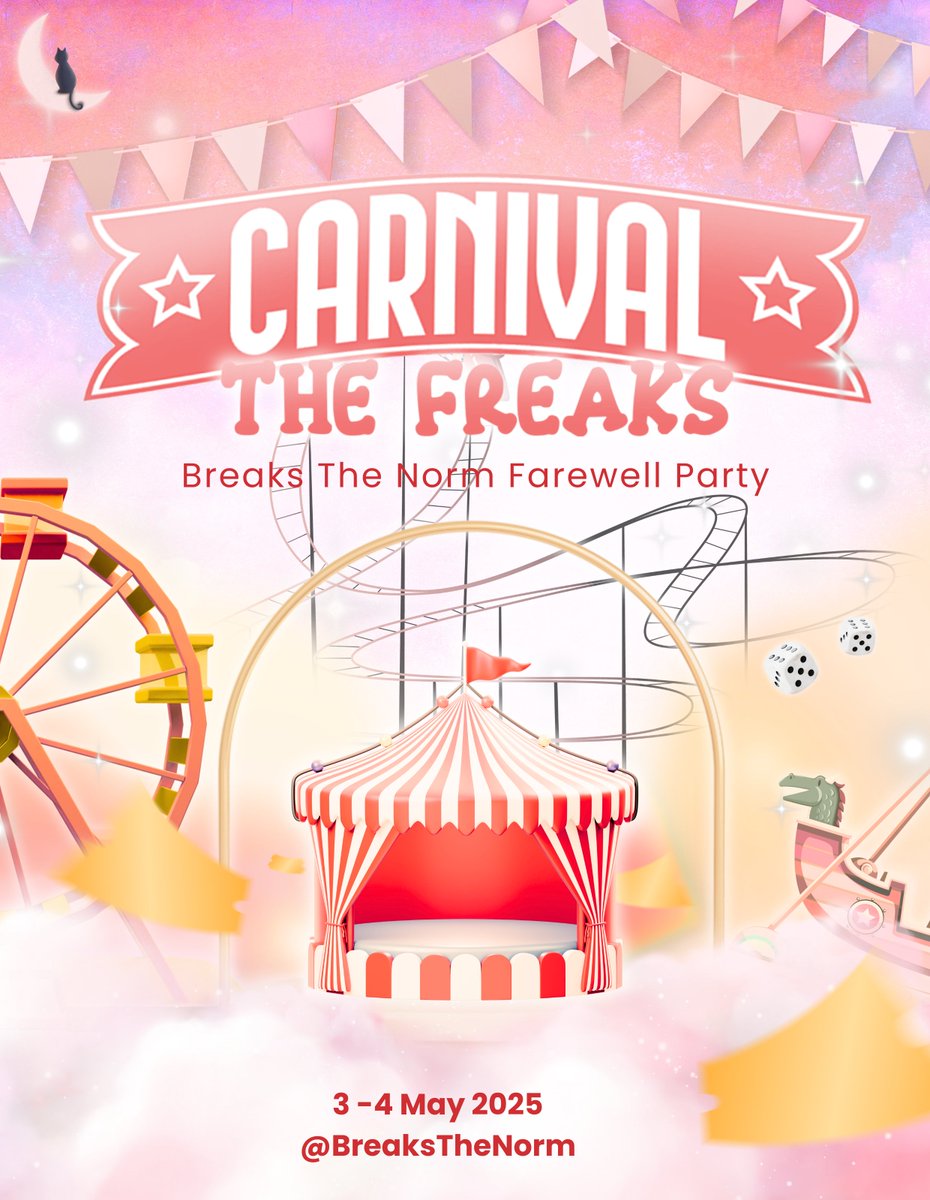 BreaksTheNorm's tweet photo. ⠀
Step right up to the 𝐂𝐚𝐫𝐧𝐢𝐯𝐚𝐥 𝐓𝐡𝐞 𝐅𝐫𝐞𝐚𝐤, where what appears peculiar is simply authenticity unveiled. Let the spectacle begin! 🎡🐈‍⬛
⠀ https://t.co/1U8gRo3zpe