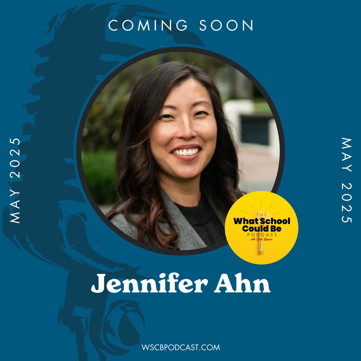 What School Could Be Podcast (@wscbpodcast) on Twitter photo Coming soon to the What <a href="/SchoolCouldBe/">What School Could Be</a> Podcast, the ED of Lead by Learning, Jennifer Ahn. #TEACHers #learning #education #design #whatschoolcouldbe #edchat #LeadershipMatters #studentvoice Coming soon to the What <a href="/SchoolCouldBe/">What School Could Be</a> Podcast, the ED of Lead by Learning, Jennifer Ahn. #TEACHers #learning #education #design #whatschoolcouldbe #edchat #LeadershipMatters #studentvoice