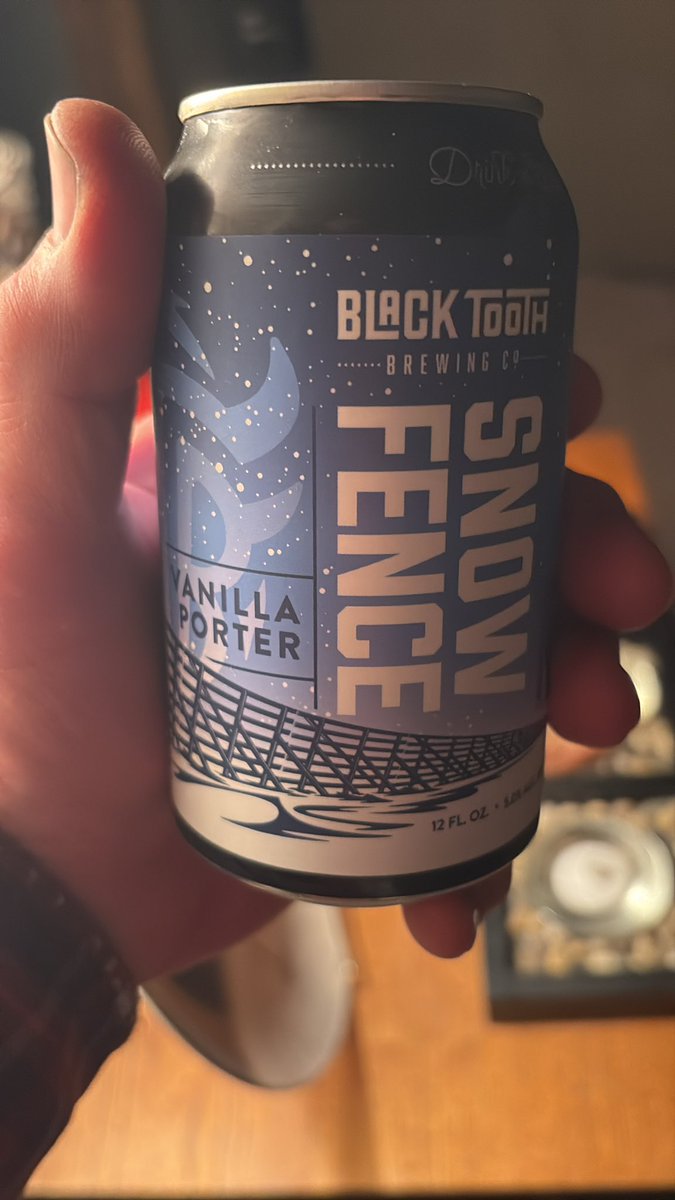 Wyoming’s own, Black Tooth Brewing, with their new vanilla porter.