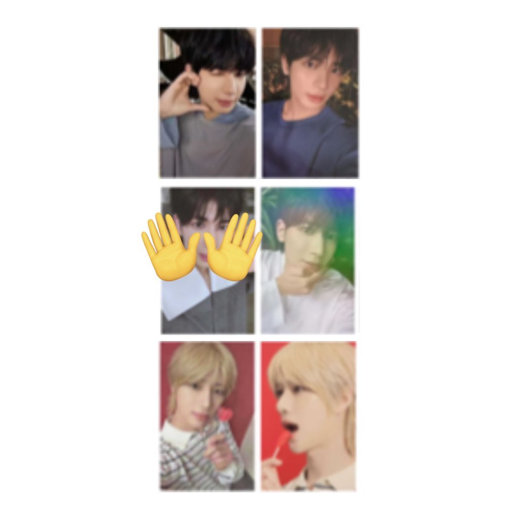 txt トレカ 交換 トゥバ ACT:PROMISE EP2. IN JAPAN

譲)画像1枚目

求)画像2枚目同種のみ

4/29現地交換 #TXT交換  #TXTトレカ交換 #トゥバ交換
