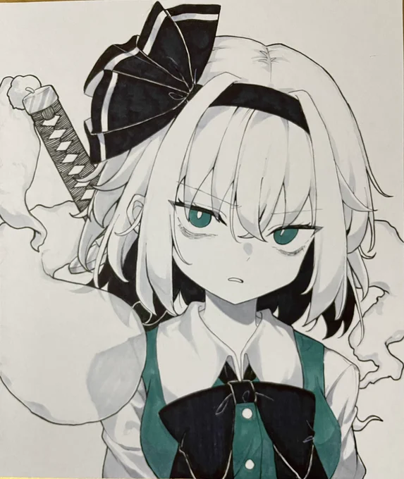 妖夢 色紙