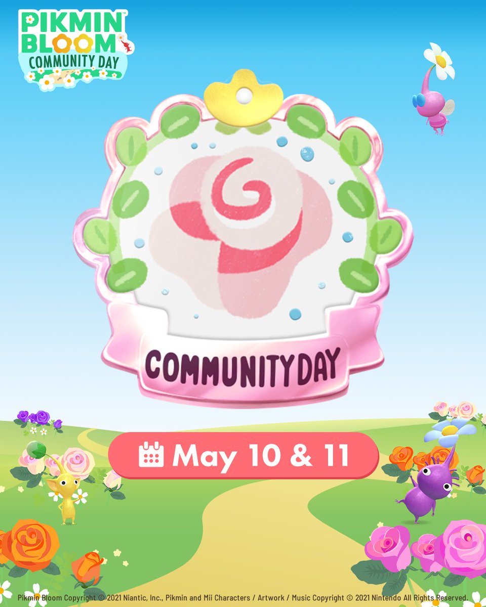 Niantic コミュニティディ バッジ Niantic コミュニティディ バッジ ピクミンブルーム