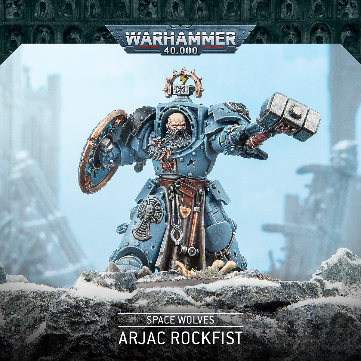 ウォーハンマー 40000 スペースウルフ：ローガン・グリムナー WH40k】スペースウルフ：ローガン・グリムナー / SPACE WOLVES: LOGAN