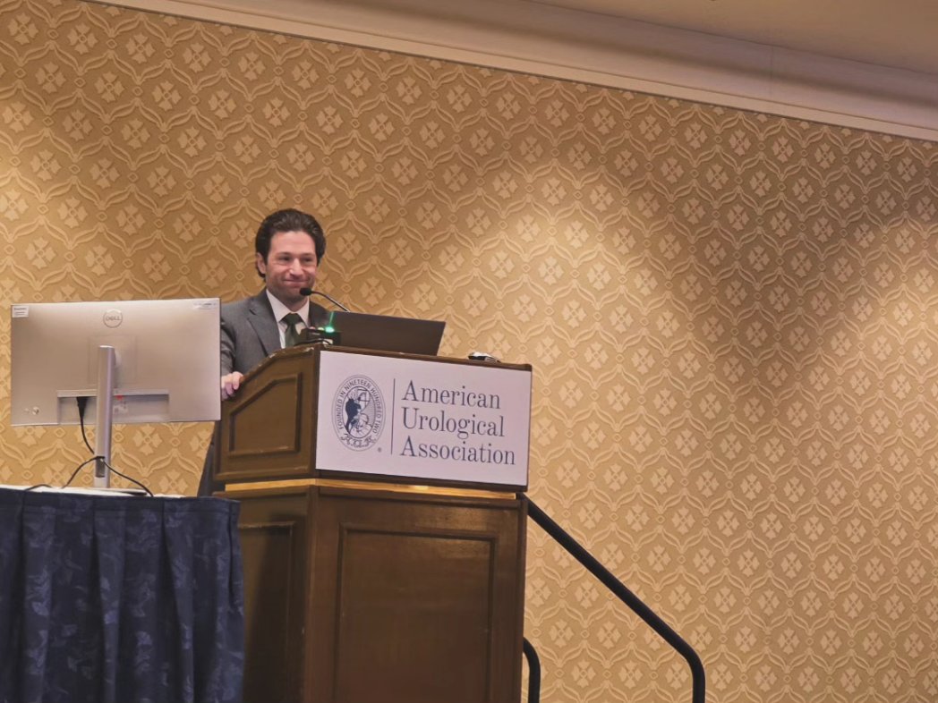 Penn State Urology (@psh_urology) on Twitter photo Penn State Health Urology at AUA 2025: Day 4 highlights
▪︎Dr. Raman and Dr. Lotan sit down with Dr. Zachary Klaassen to discuss the latest developments in microhematuria evaluation.
Link: hubs.ly/Q03j_sXj0
▪︎Amazing podium presentation by our resident, <a href="/cassrabclark/">Cassra Baghshomali Clark</a>! Penn State Health Urology at AUA 2025: Day 4 highlights
▪︎Dr. Raman and Dr. Lotan sit down with Dr. Zachary Klaassen to discuss the latest developments in microhematuria evaluation.
Link: hubs.ly/Q03j_sXj0
▪︎Amazing podium presentation by our resident, <a href="/cassrabclark/">Cassra Baghshomali Clark</a>!
