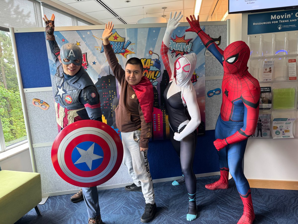 ShrinersPDX's tweet image. BAM! POW! ZING! We had so much fun on this amazing day, filled with superheroes and super smiles. You can also be a superhero, too, by donating today!
#SuperheroDay #MakeADifference
ow.ly/Jo8g50VJk9i