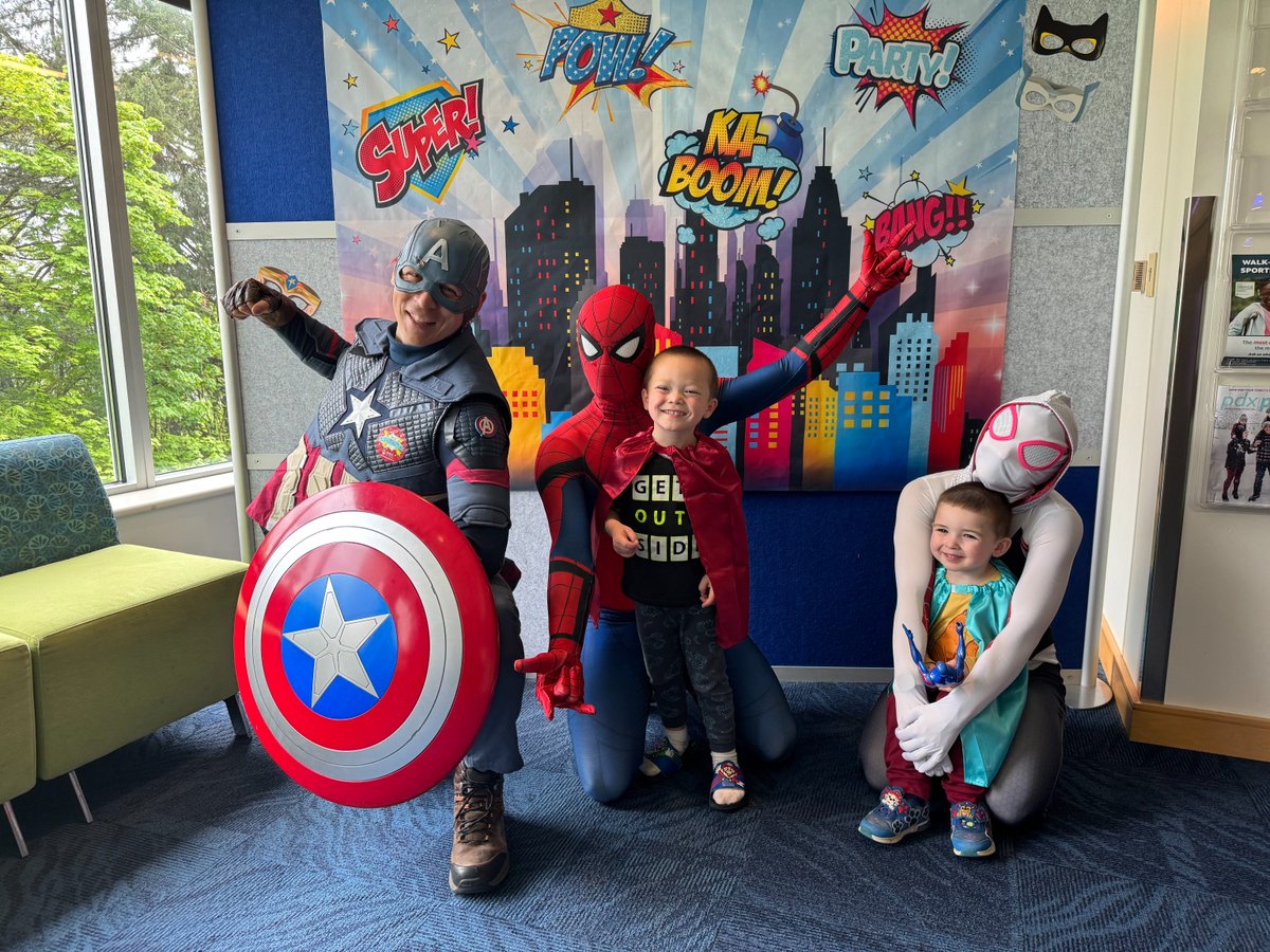 ShrinersPDX's tweet image. BAM! POW! ZING! We had so much fun on this amazing day, filled with superheroes and super smiles. You can also be a superhero, too, by donating today!
#SuperheroDay #MakeADifference
ow.ly/Jo8g50VJk9i