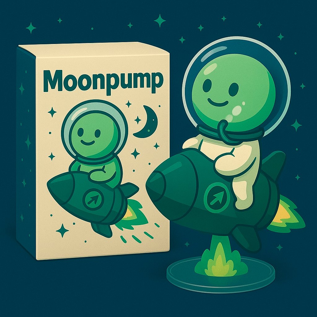 Moonpump_ai's tweet image. Me, riding my MEME bag to the moon like: