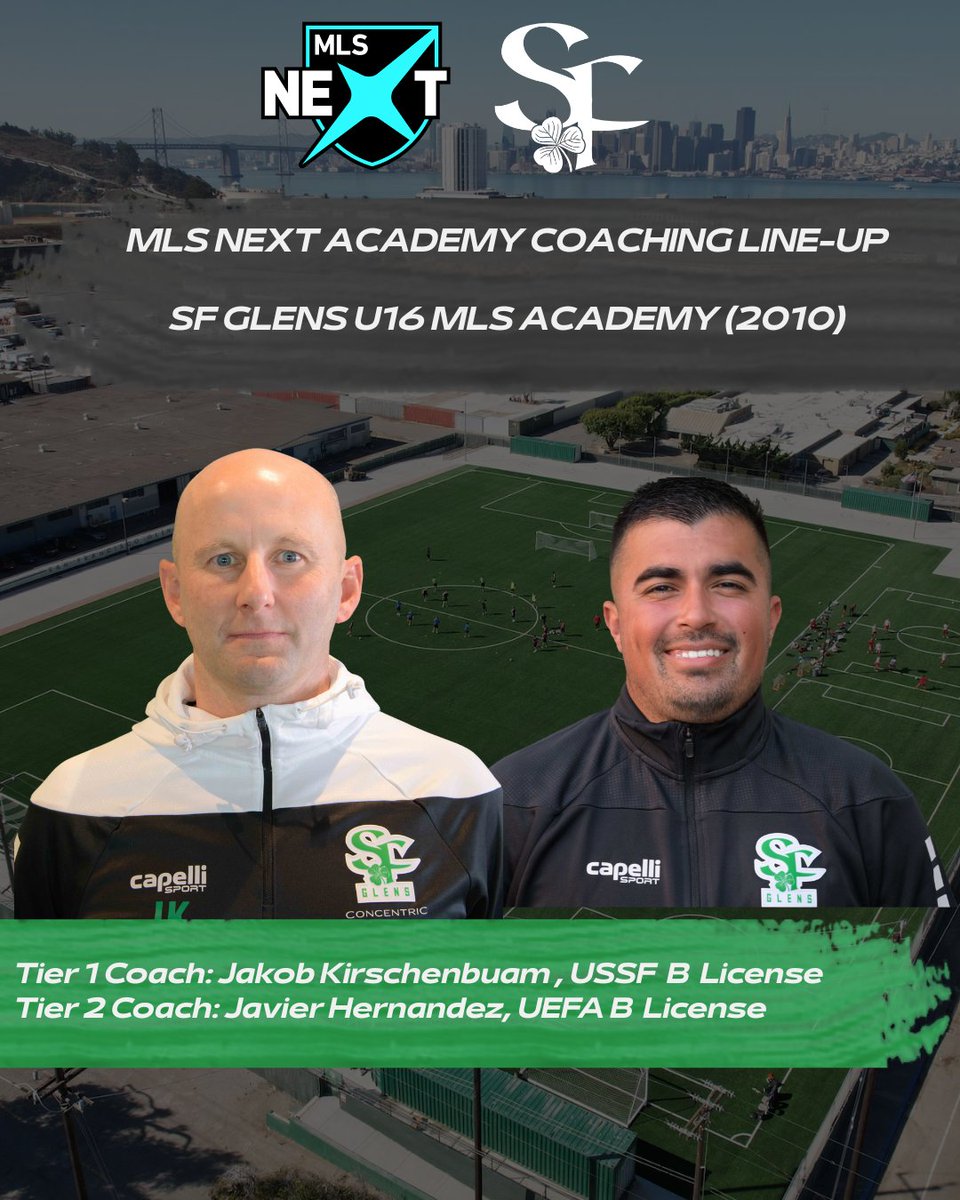 Coaching assignments are locked in for our MLS NEXT boys teams! Can't wait to kick off the season with this crew.

#UpTheGlens