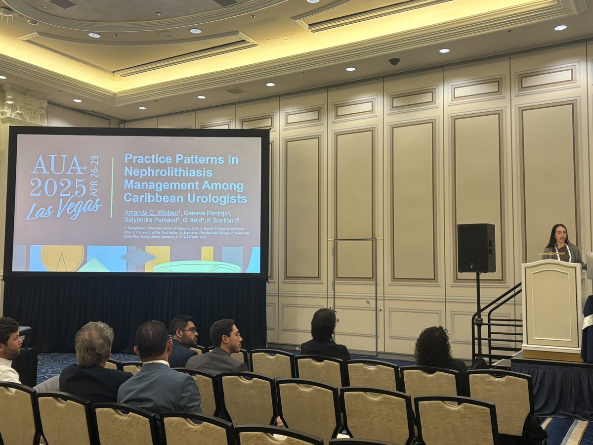 Satyendra Persaud MBBS DM (Urol) FRCS FACS FFSTEd (@persauddr) on Twitter photo <a href="/awibbs/">Amanda Wibben</a> stellar as usual in presenting our paper on practice patterns in stone management on the Caribbean. Thanks to <a href="/UrologyCareFdn/">Urology Care Foundation</a> for supporting and continuing to support visits by medical students. <a href="/GenevaMaeP/">Geneva Pantoja</a> <a href="/mccammonka/">Kurt McCammon</a> <a href="/awibbs/">Amanda Wibben</a> stellar as usual in presenting our paper on practice patterns in stone management on the Caribbean. Thanks to <a href="/UrologyCareFdn/">Urology Care Foundation</a> for supporting and continuing to support visits by medical students. <a href="/GenevaMaeP/">Geneva Pantoja</a> <a href="/mccammonka/">Kurt McCammon</a>