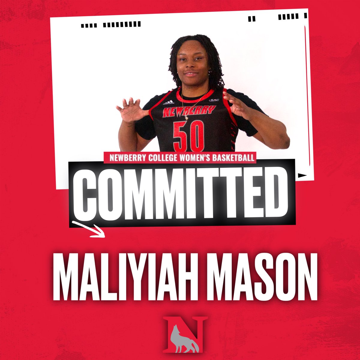 Newberry_womensbasketball (@newberrywomenbb) on Twitter photo Help us welcome <a href="/MaliyiahM/">Maliyiah Mason</a> to The Berry family. ⭐️
#Excellence #staythecourse #WolvesWay Help us welcome <a href="/MaliyiahM/">Maliyiah Mason</a> to The Berry family. ⭐️
#Excellence #staythecourse #WolvesWay