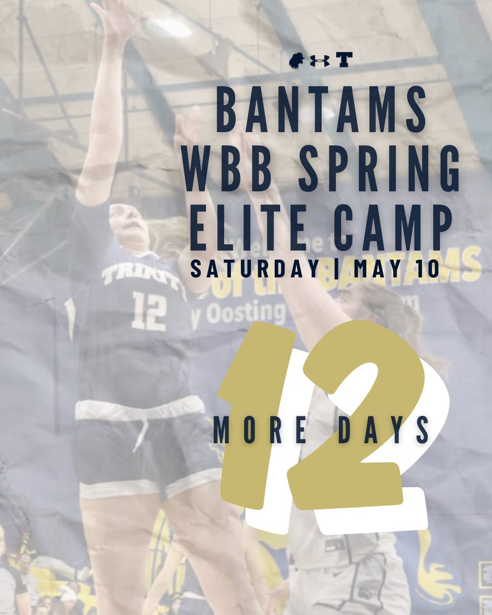12 MORE DAYS TO REGISTER!! 

trinitywomensbasketball.totalcamps.com/About%20Us