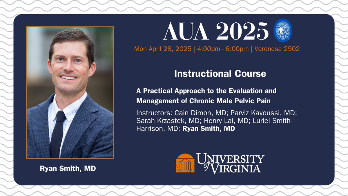 UVA Urology (@uvaurology) on Twitter photo This isn't just an instructional course, it's a reunion! Catch Ryan Smith with <a href="/KrzastekUrology/">Sarah Krzastek</a> and <a href="/smithharrisonl/">Riel Smith-Harrison, MD</a> (hi <a href="/VCUUrology/">VCU Urology</a>!), Parviz Kavoussi (<a href="/FertilityAustin/">Austin Fertility</a>), <a href="/HenryLaiMD/">H Henry Lai</a> (<a href="/WashU_Uro/">WashU Medicine Division of Urology</a>), and Cain Dimon (<a href="/Duke_Anesthesia/">Duke Anesthesiology</a>). #AUA25 This isn't just an instructional course, it's a reunion! Catch Ryan Smith with <a href="/KrzastekUrology/">Sarah Krzastek</a> and <a href="/smithharrisonl/">Riel Smith-Harrison, MD</a> (hi <a href="/VCUUrology/">VCU Urology</a>!), Parviz Kavoussi (<a href="/FertilityAustin/">Austin Fertility</a>), <a href="/HenryLaiMD/">H Henry Lai</a> (<a href="/WashU_Uro/">WashU Medicine Division of Urology</a>), and Cain Dimon (<a href="/Duke_Anesthesia/">Duke Anesthesiology</a>). #AUA25