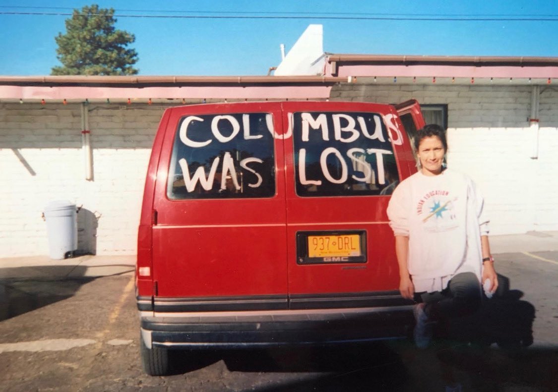 Columbus was lost and so is Donald Trump.
