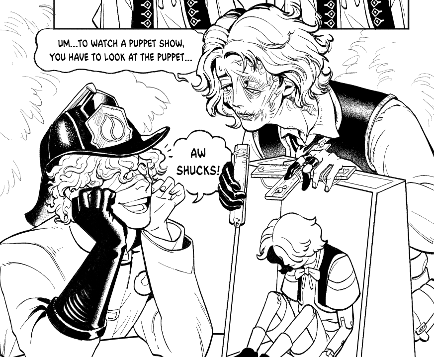 his ass is not watching the puppet!! 🫵🫵