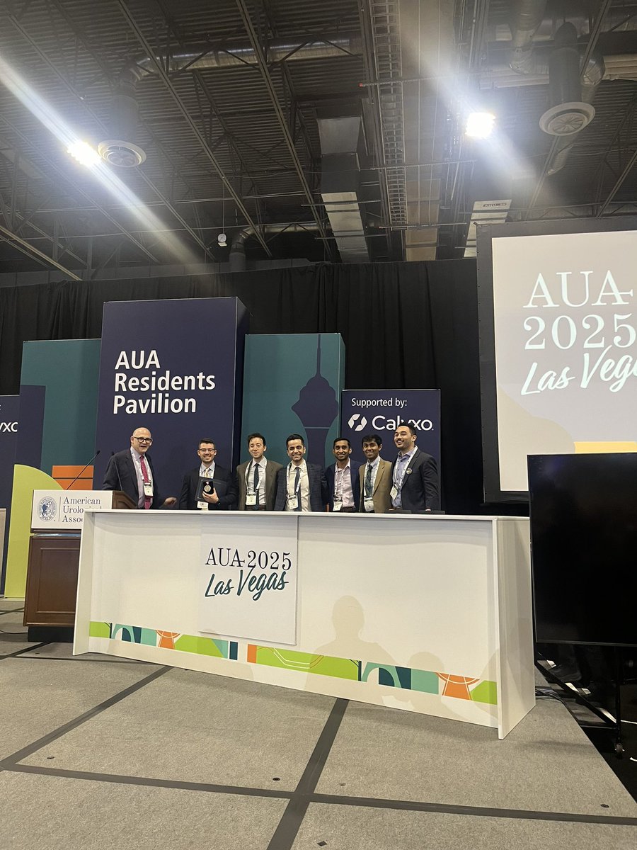 We are so proud of our residents for this honorable award!! 🏆

A remarkable accomplishment recognizing the continuous hard work of our residents and their numerous abstracts at #AUA25.

Congratulations to all!