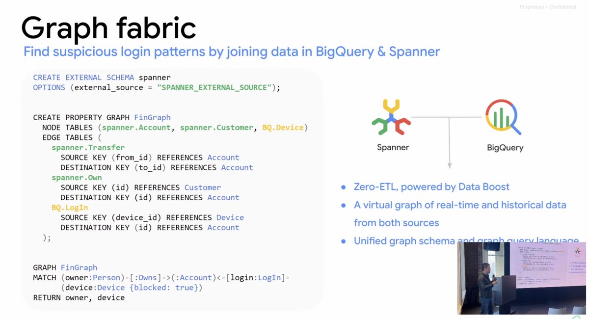 Cyb3rWard0g's tweet image. Scaling Spanner Graph for ultra‑large knowledge graphs in Google’s DBs @googlecloud #GraphThePlanet @Graphistry