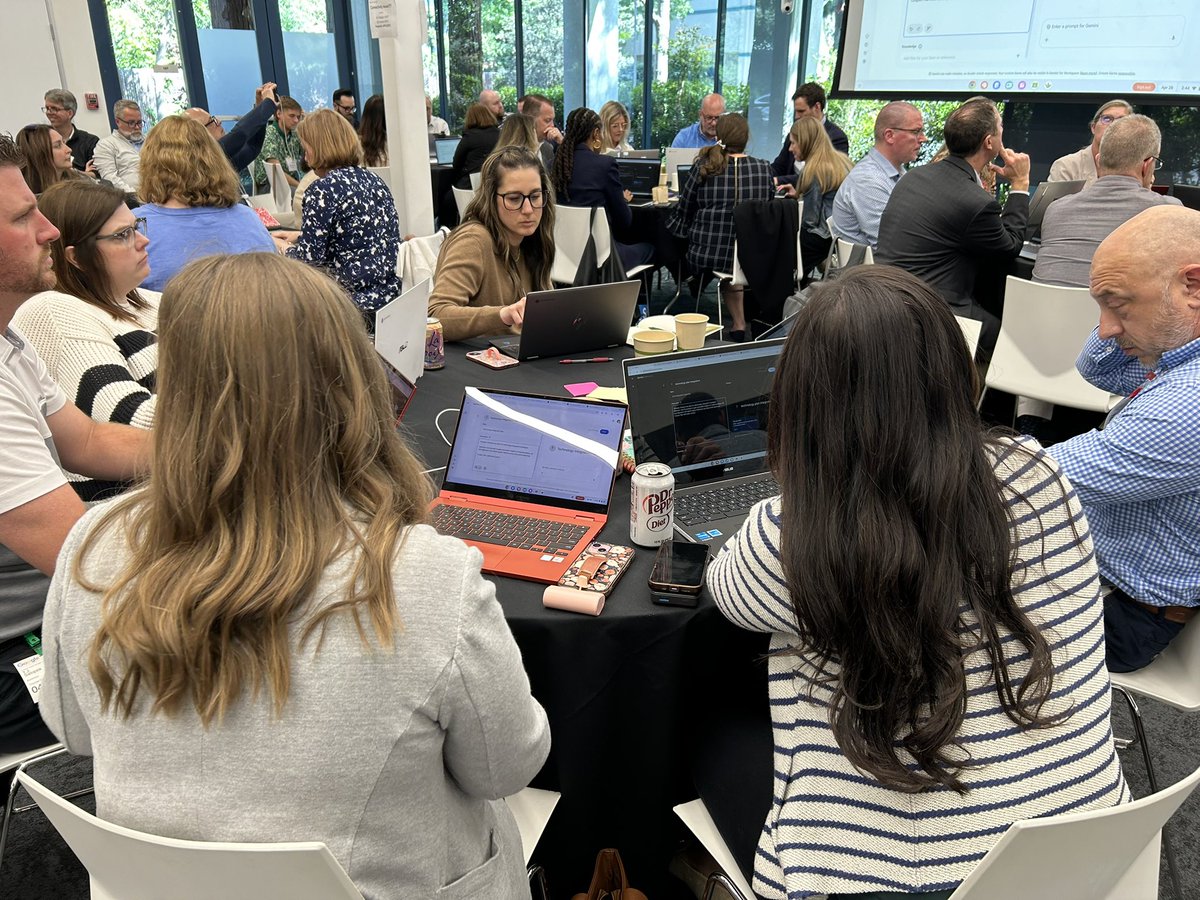 AASAHQ's tweet image. Participants are getting hands-on with Gemini — exploring AI in action in real time! 

#AASA #InnovationForTransformation