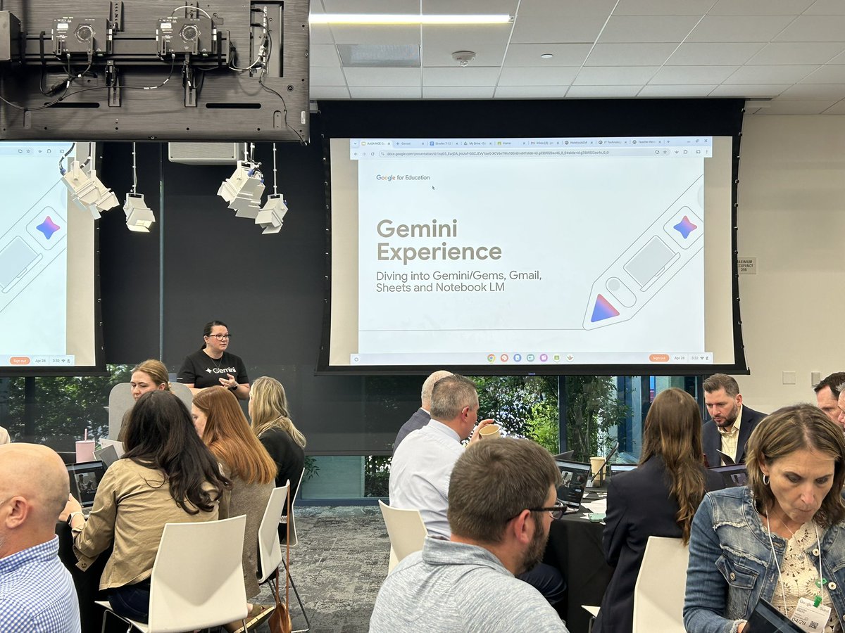 AASAHQ's tweet image. Participants are getting hands-on with Gemini — exploring AI in action in real time! 

#AASA #InnovationForTransformation