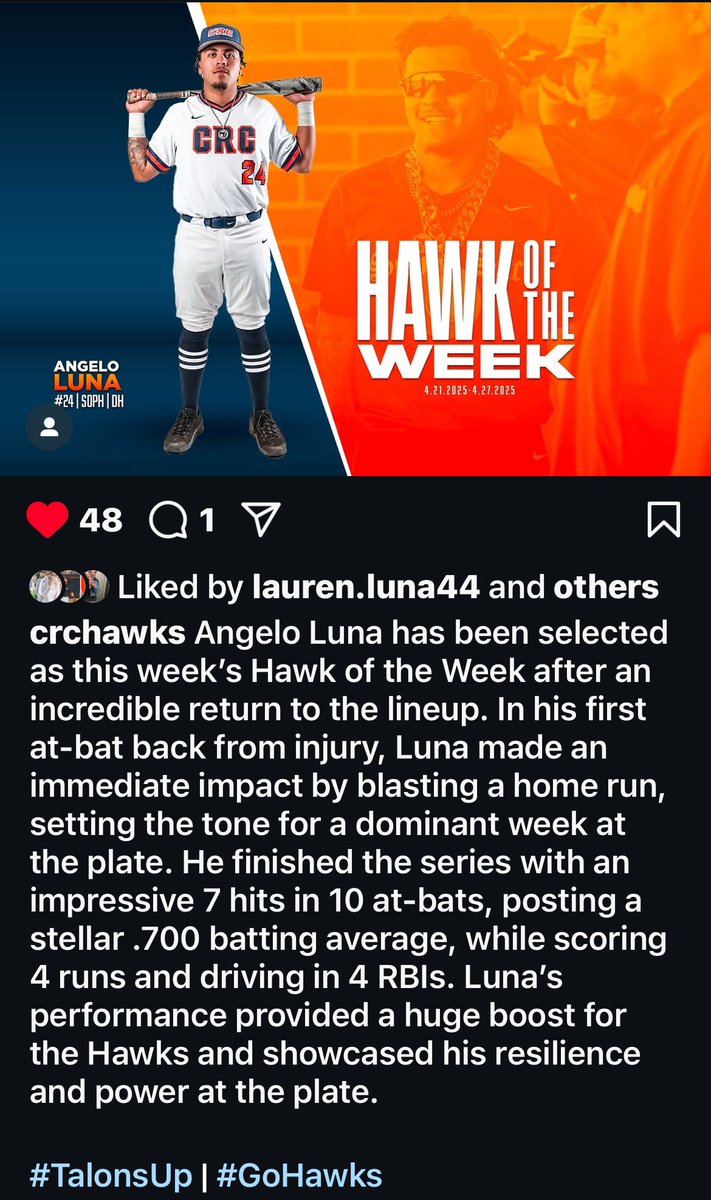 That's how you end the regular season of your Juco career.. proud of you son!