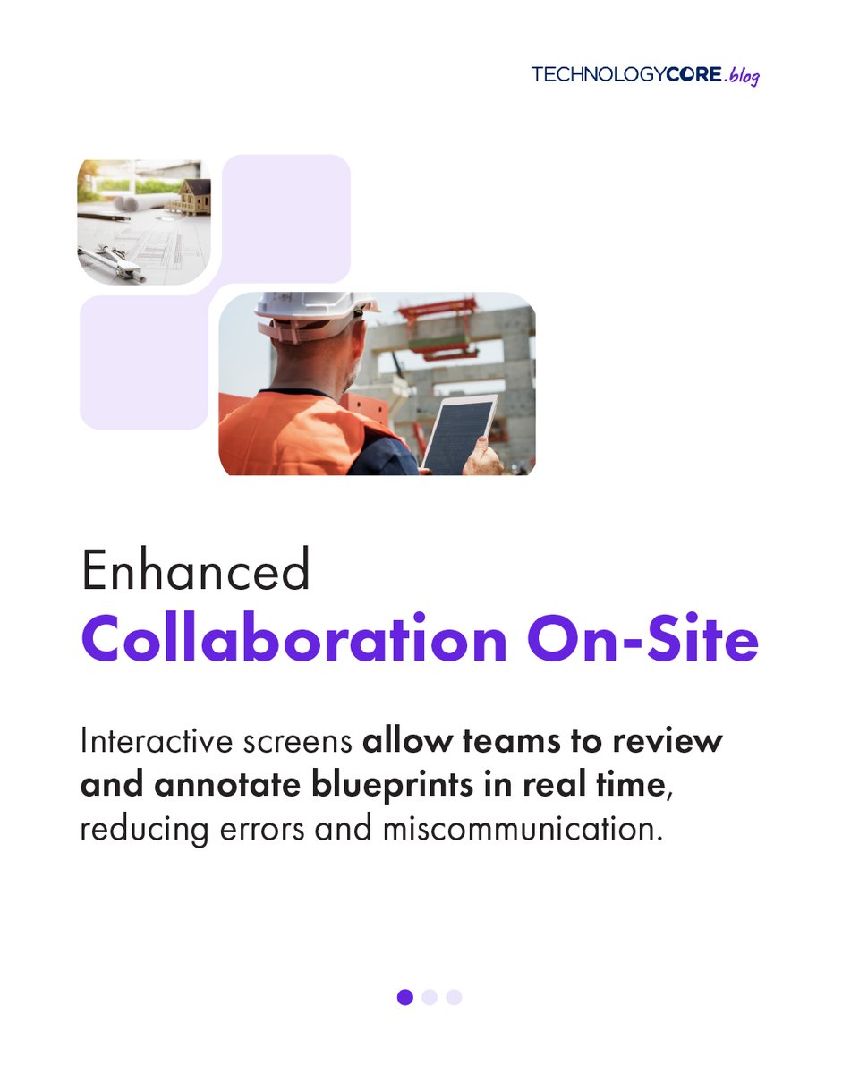 TechCoreAus's tweet image. Whether it's improving collaboration during blueprint reviews or providing real-time access to critical project updates, HDi interactive screens bring efficiency & clarity to every stage of the build.
Learn more at hdinteractive.com.au/hdi-in-your-in…
#TechnologyCore #ConstructionTechnology