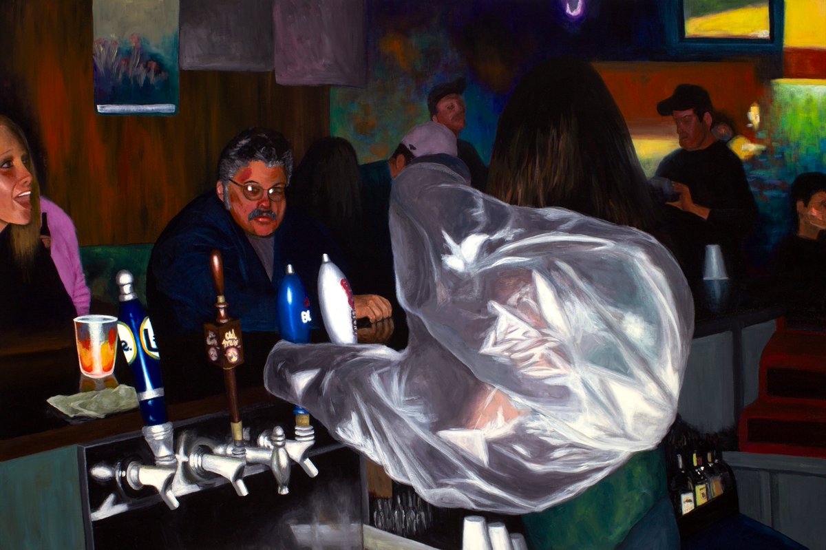 linda trashbag
24" x 36" acrylic on canvas