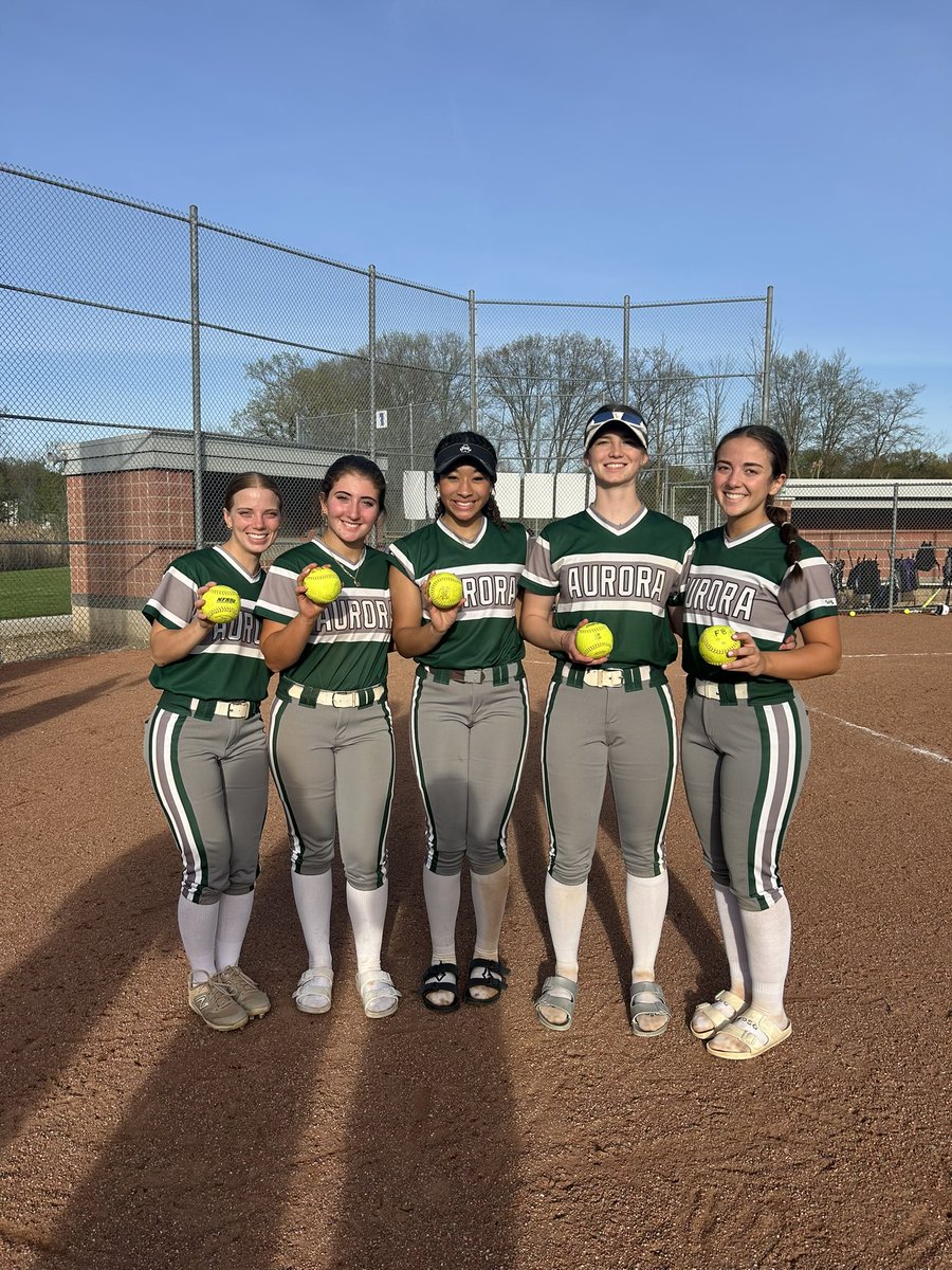 Aurora Softball (@softballaurora) on Twitter photo BIG DAY as THREE of our players hit their 100th career hit! Congratulations to <a href="/sschechterman06/">sophie schechterman</a> <a href="/LailahBohanan11/">Lailah Bohanan/LB</a> & <a href="/RaynaUnverferth/">Rayna Unverferth</a> on this accomplishment!
We have 5 total players with 100 or more hits during their HS career! 👏🏼 💪🏼 BIG DAY as THREE of our players hit their 100th career hit! Congratulations to <a href="/sschechterman06/">sophie schechterman</a> <a href="/LailahBohanan11/">Lailah Bohanan/LB</a> & <a href="/RaynaUnverferth/">Rayna Unverferth</a> on this accomplishment!
We have 5 total players with 100 or more hits during their HS career! 👏🏼 💪🏼