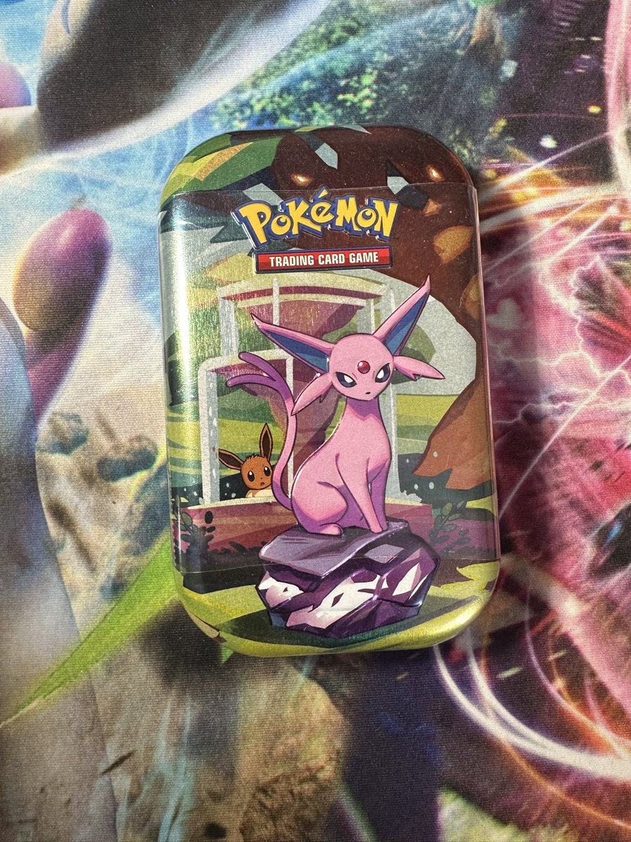 🚨 Giveaway 🚨

New week, new giveaway ✨ One of you will be taking home this ESPEON PRISMATIC MINI TIN 🔥🔥 2 Prismatic Evolution packs inside!

How to enter:
✅ Follow <a href="/Unbreakablestcg/">Unbreakables</a> 
✅ Comment on this post
✅ Retweet this post

Winner will be picked on 05/04