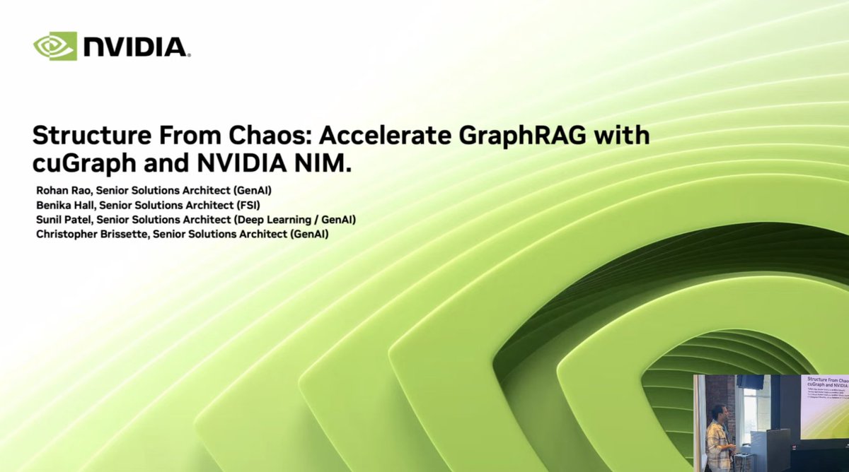 Cyb3rWard0g's tweet image. 🔥GPU Graph RAG breakthroughs and record‑speed RAG pipelines with @themathgeek13 @nvidia #GraphThePlanet