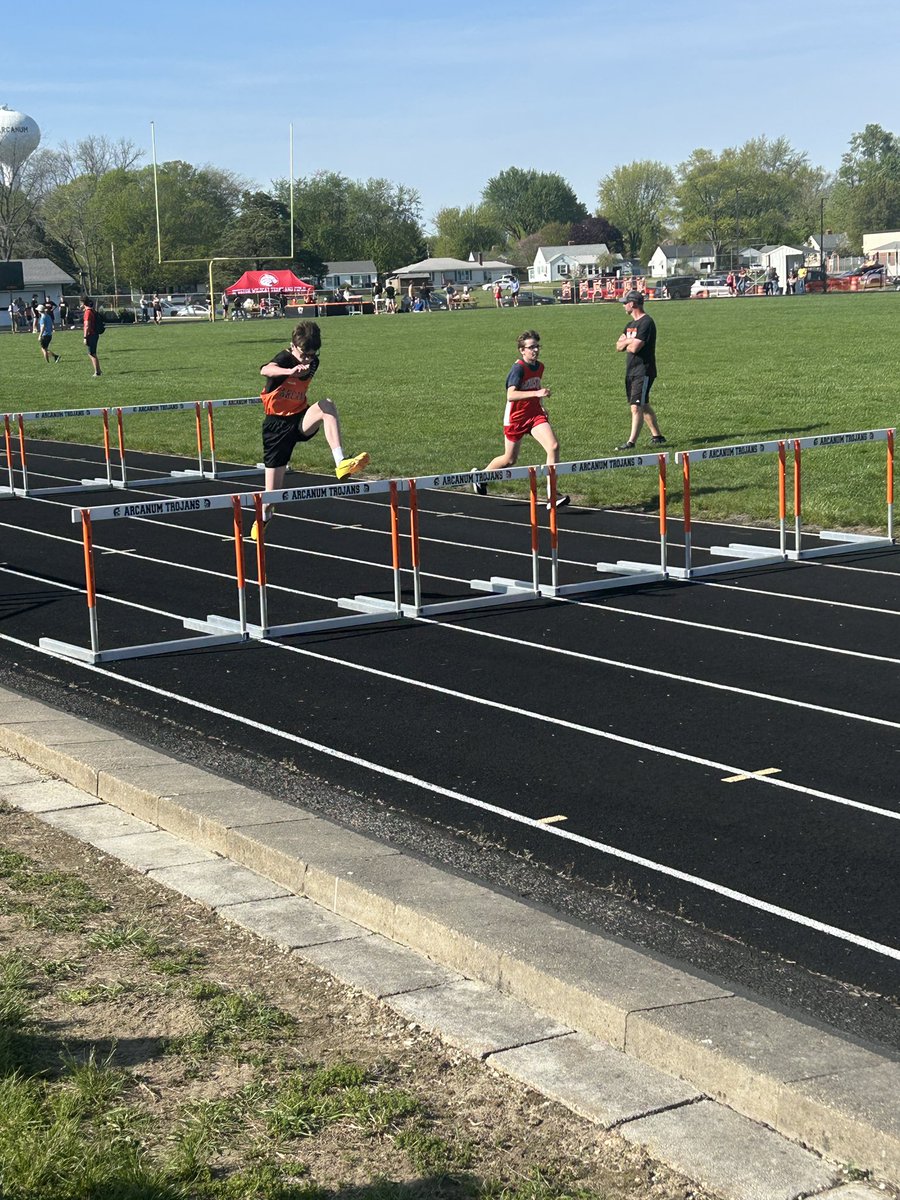 Another beautiful evening for a JH track meet at Booster Stadium!