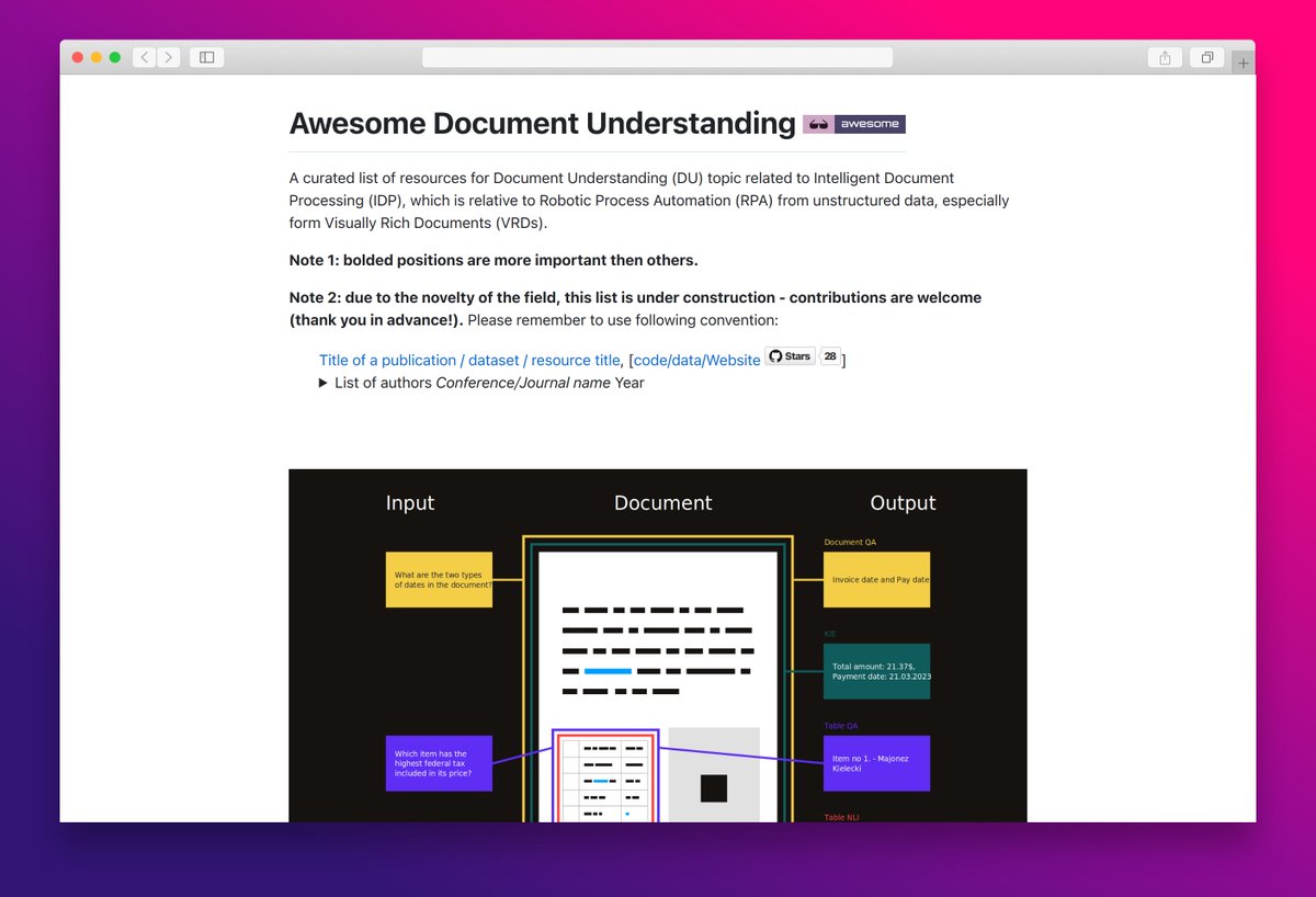 essamamdani's tweet image. Awesome Document Understanding  
#documentai #machinelearning #informationextraction