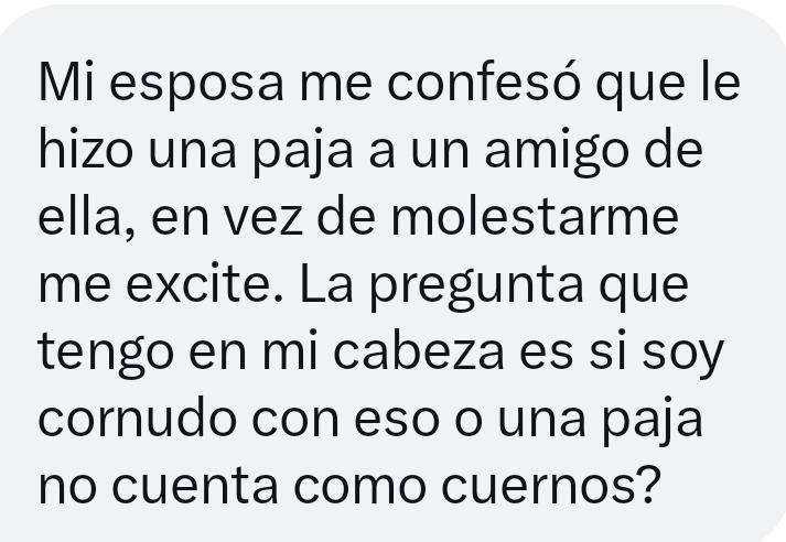Un cornudo nos hace esta confesion: Qué opinan los cornudos, cuenta o no como cuernos.