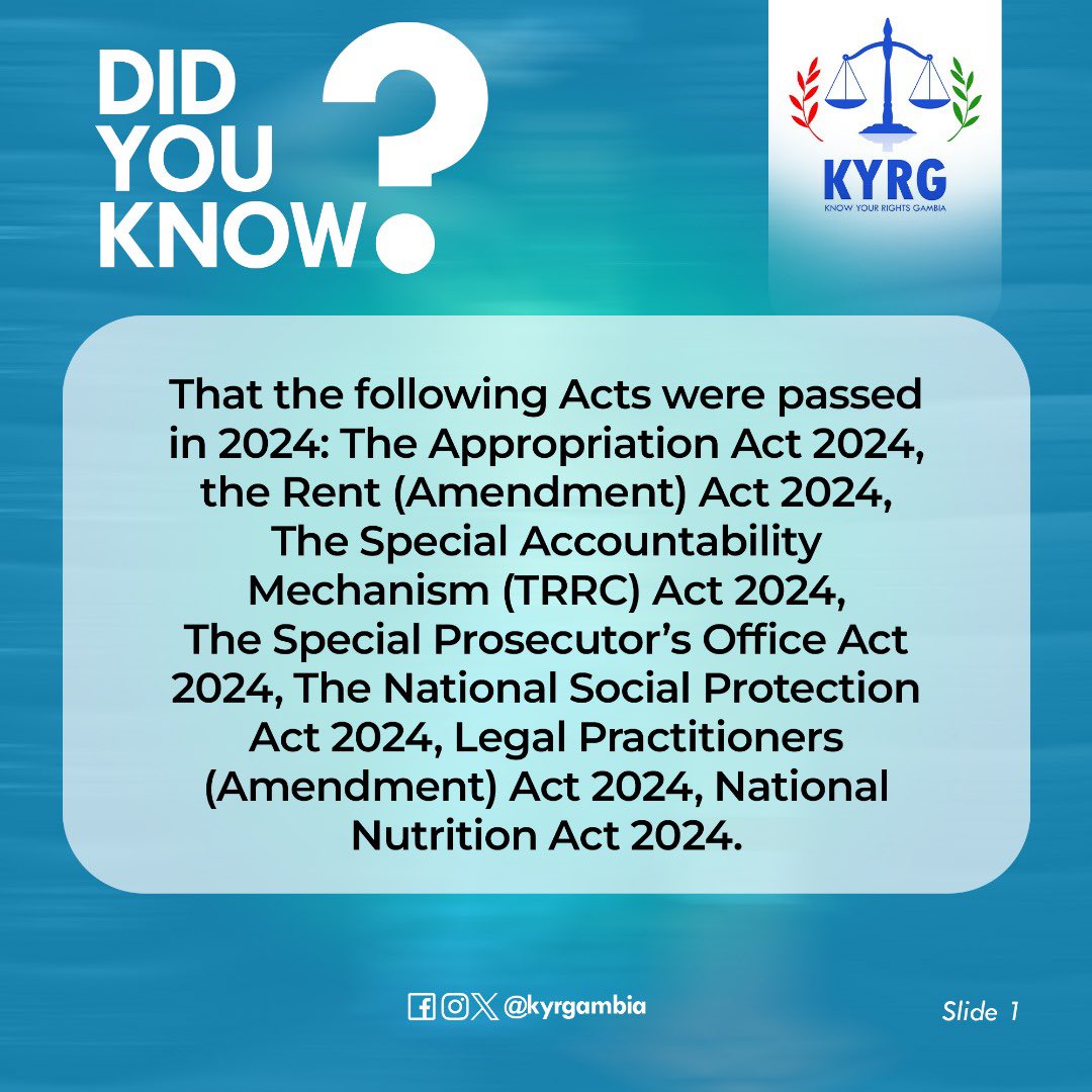 Know Your Rights Gambia tweet media