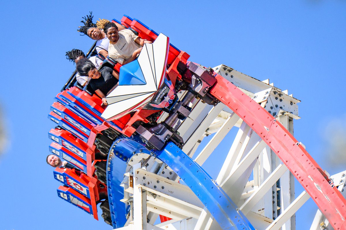 amusementhunt's tweet image. Heart you Arie Force One. @FunSpotAtlanta March 2025. #rollercoaster #themepark #funspot #funspotatlanta