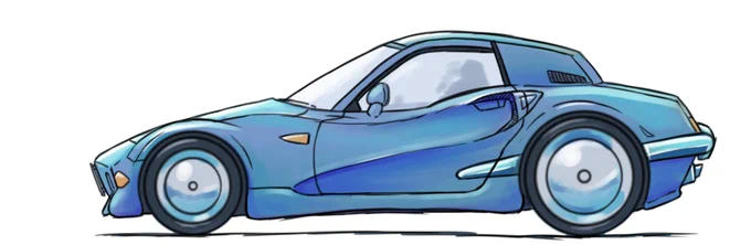 なんとなくラクガキ 2シーター MR F14インチR17インチ 1300㏄ NA 920㎏ 