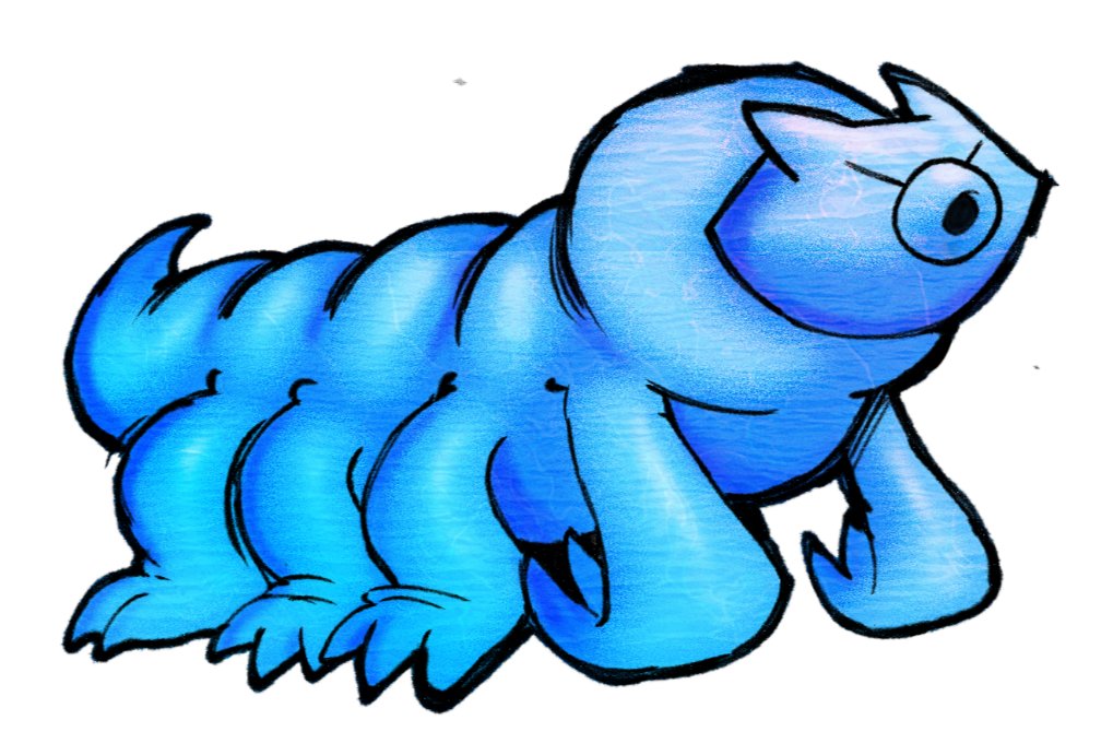 loovigg's tweet image. Water bear creature!! #tardigrade #art #creature