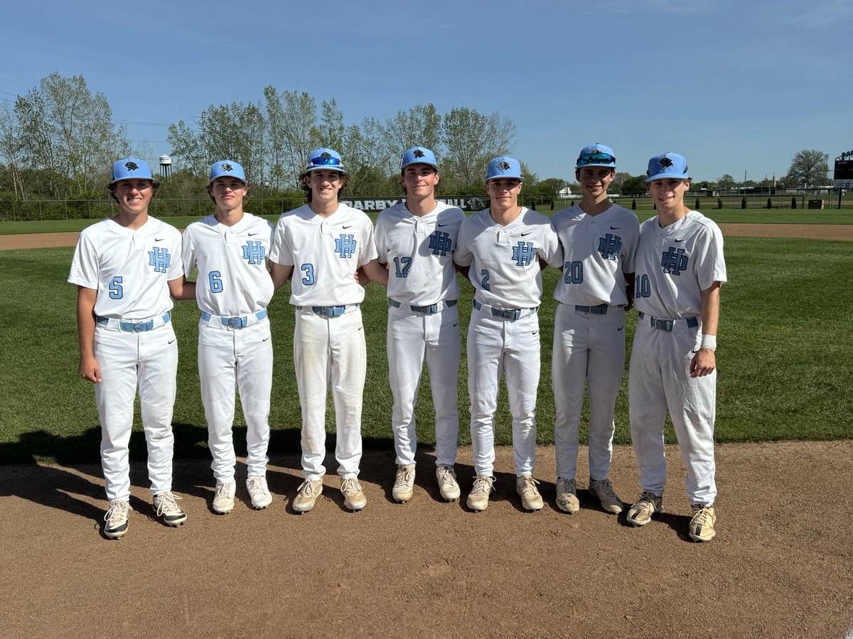 ⁦<a href="/DarbyBaseball/">DarbyBaseball</a>⁩ Congratulations to these seniors. Thanks for all you have done to better the program. #leavealegacy