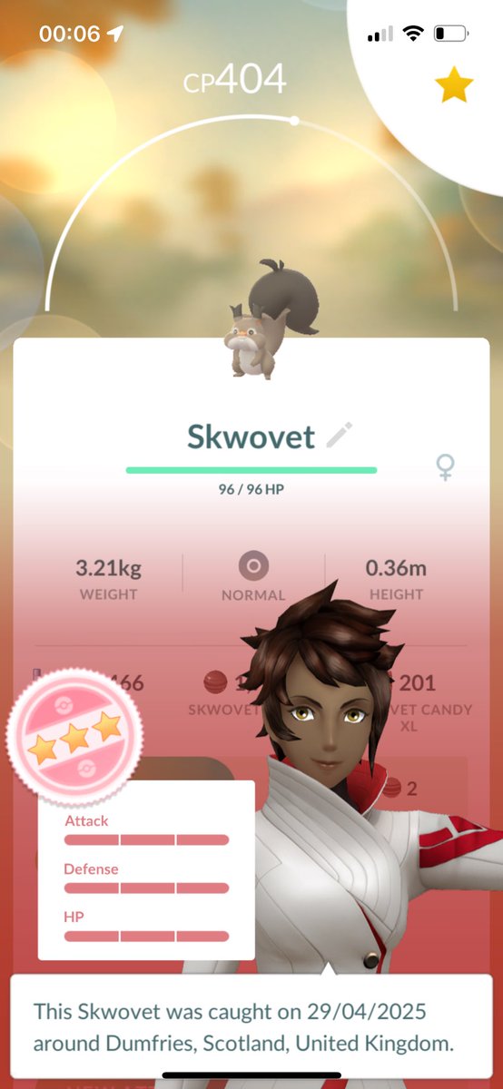 RevSpunky's tweet image. Hundo Skwovet No.2 #PokemonGO