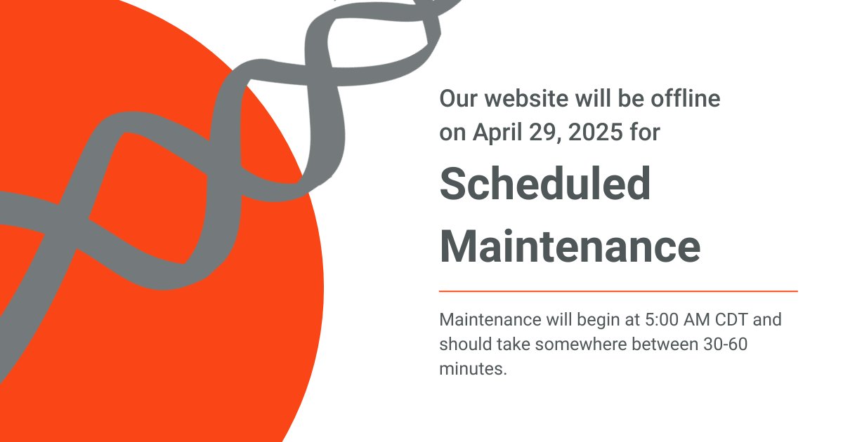 📣 Scheduled maintenance alert!

Our website will be offline starting April 29 at 5:00 AM CDT for about 30–60 minutes.

Thanks for your patience as we make behind-the-scenes improvements!
