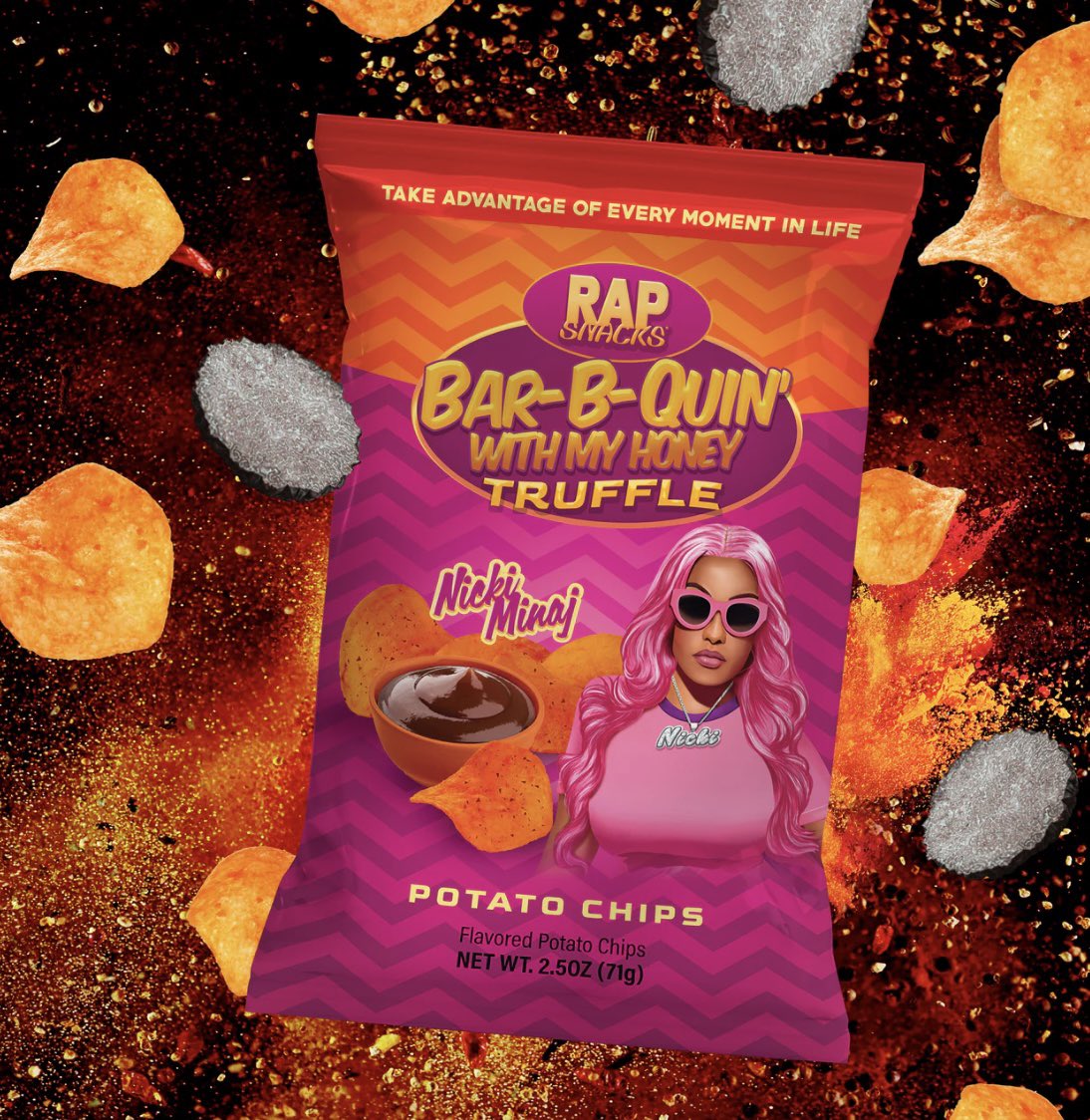 The BARBZ demanded….We listened
24 hours only…10% off flash sale 
All BAR-B-QUIN with MY HONEY TRUFFLE <a href="/NICKIMINAJ/">Nicki Minaj</a> Rap Snacks! 💕

Link in Bio 🔥

#NickiMinaj #RapSnacks #Barbz