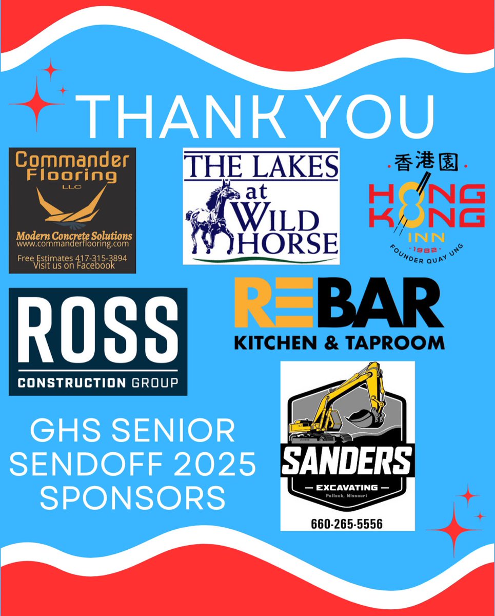 GlendalePtsa's tweet photo. Thank you to all of our Senior Send Off sponsors!
#ghsptsa #glendaleptsa #flockisfamily https://t.co/en2r0OrRlb
