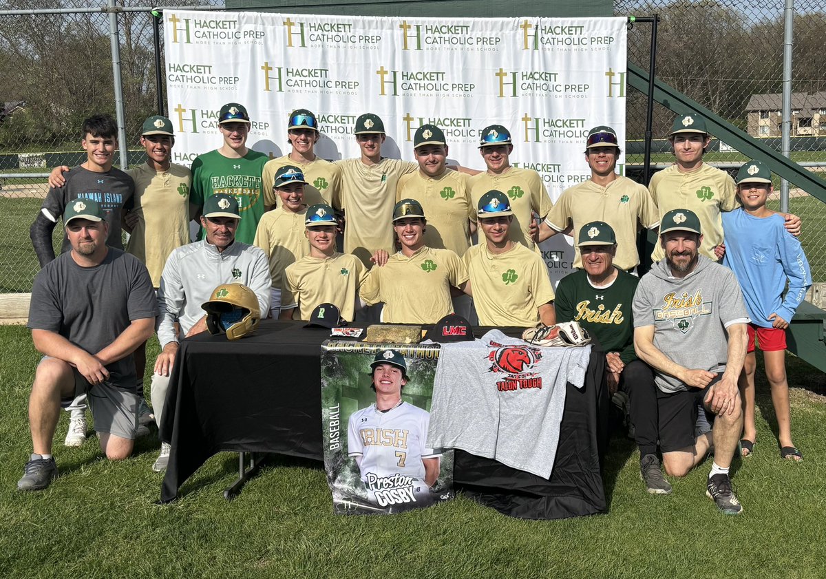 Congratulations to <a href="/PrestonCosby77/">Preston c</a> on his commitment to play baseball at LMC <a href="/RedHawksBaseba1/">Red Hawks Baseball</a> and continue his journey. Outstanding young man and family. #comeback