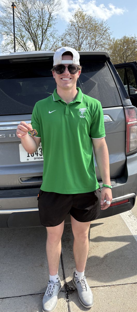 Charlie finished 4th today with a 78. Team finishes 3rd! Great round boys! Back at it tomorrow at home!