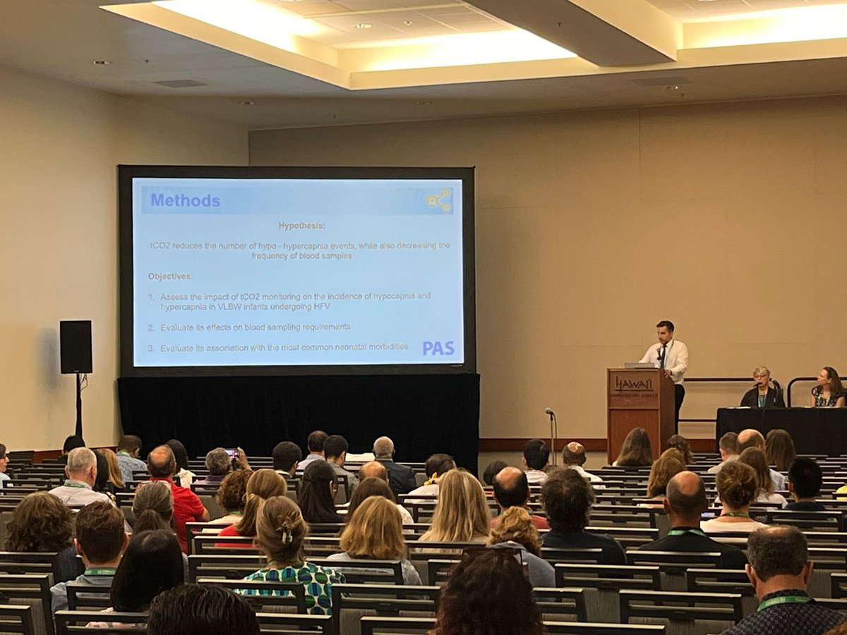 Just finished presenting our study on continuous transcutaneous CO₂ monitoring in VLBW infants at #PAS2025! Thank you for joining the Clinical Pulmonology 2 session. It was a great experience! #neotwitter