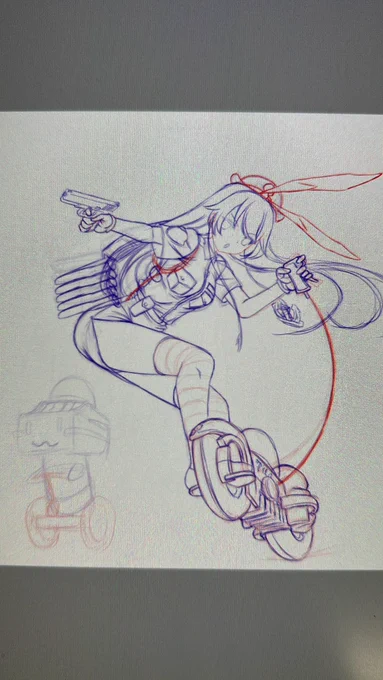 描き描き 