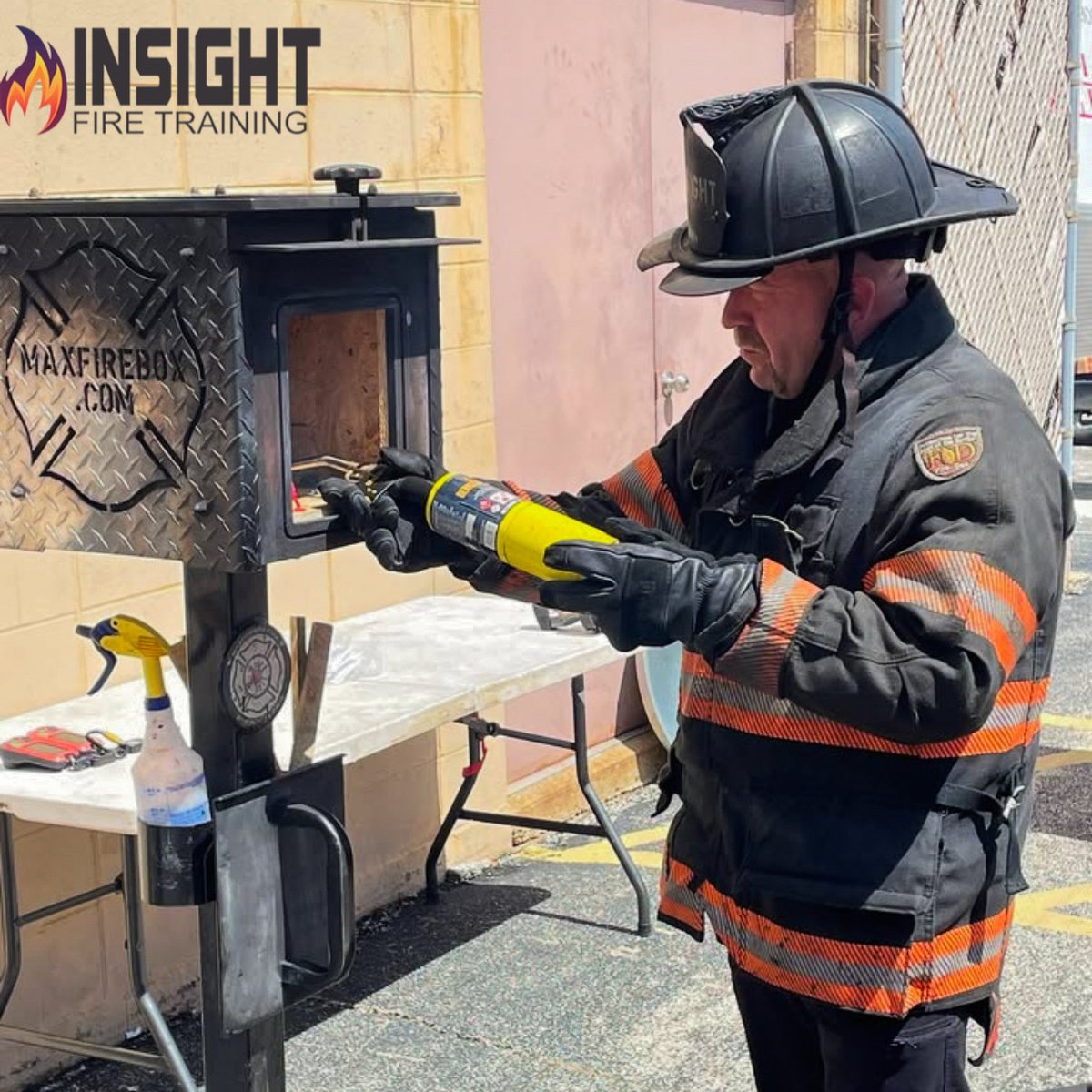 You know it’s going to be a great day of thermal imaging training when the Max Fire Box lights off!

With the Max Fire Box, we bring the live fire to you! 

Thermal imaging &amp; fire behavior education without the death by PowerPoint. 

Stay Intelligently Aggressive!