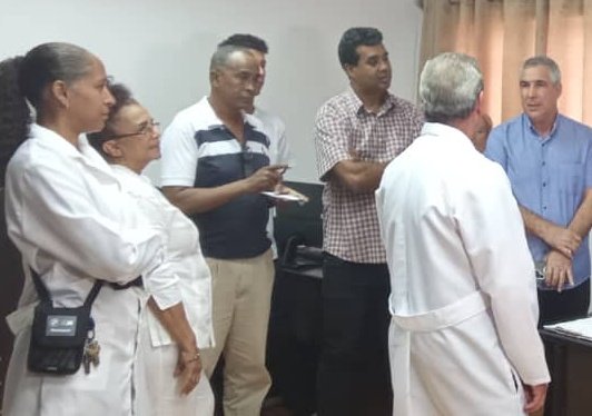 El vice primer ministro de la República de Cuba <a href="/EdMartDiaz/">Eduardo Martínez Díaz</a> visitó hoy el Centro de Investigaciones del #DeporteCubano, pilar de la gestión de ciencia e innovación en nuestro organismo.