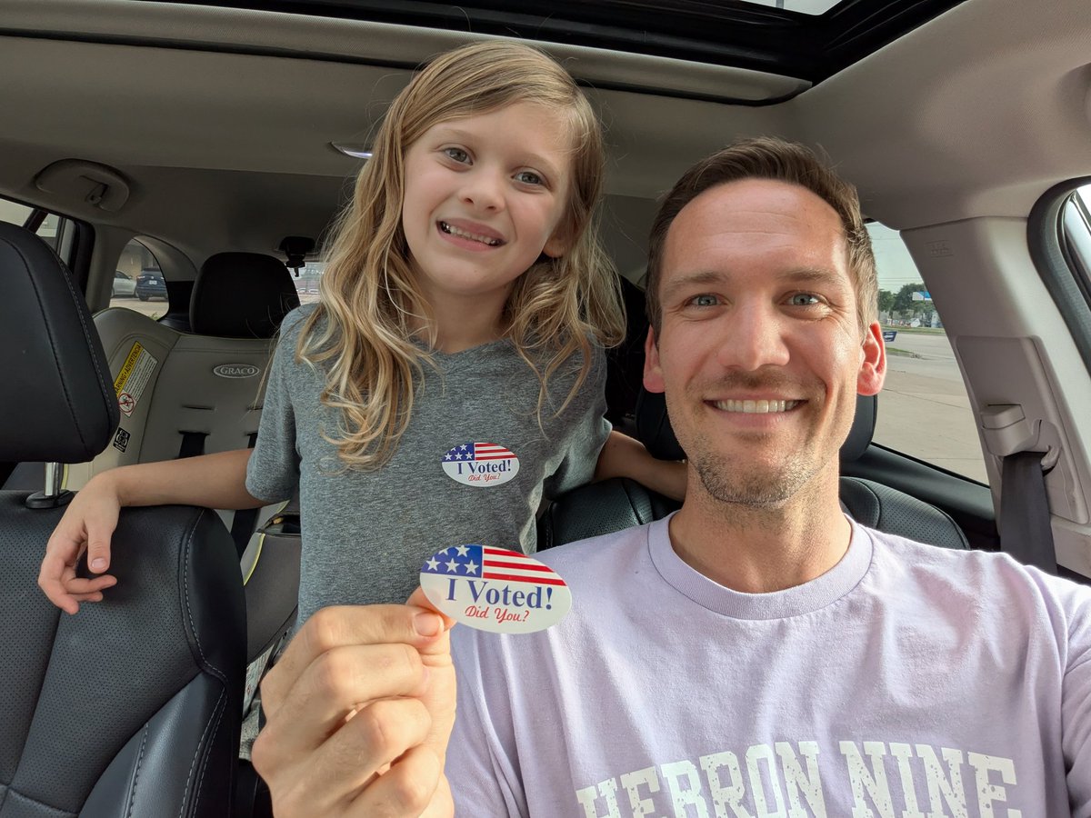 It's always a great day when you can vote!